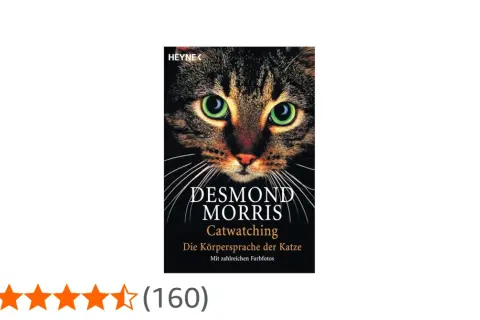 Buchcover "Catwatching" von Desmond Morris, das die Körpersprache von Katzen erklärt. Hilft, das Katzen verhalten deuten zu lernen.